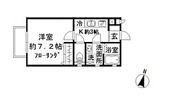 ＨＯＭＥ　ＧＲＡＣＥ 1階1Kの間取り