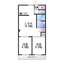 コーポ山内  ｜ 大阪府堺市中区深井沢町（賃貸マンション2LDK・4階・60.50㎡） その2