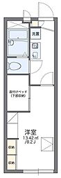 レオパレスアネックス 1Kの間取図画像