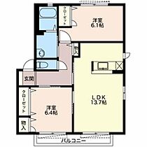 ＭａｓｔＴｏｗｎ愛野I A201 ｜ 静岡県袋井市愛野南１丁目12-1（賃貸アパート2LDK・2階・61.33㎡） その2