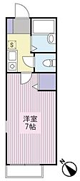 ガーデンハウス三軒茶屋 1Kの間取図画像