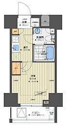 M-GATE 1Kの間取図画像