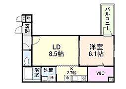 フジパレス Grand 南茨木 1LDKの間取図画像