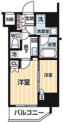 東京メトロ日比谷線 南千住駅 徒歩5分の賃貸マンション 4階2Kの間取り
