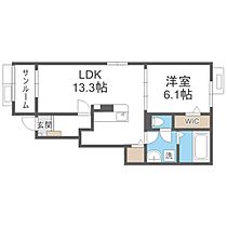 パディ　ハウス　ＩＩＩ 101 ｜ 福岡県太宰府市宰府５丁目26-21（賃貸アパート1LDK・1階・50.01㎡） その2