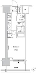 ザ・パークハビオ目白タワー 1Kの間取図画像