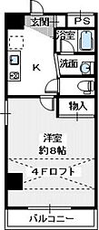 ソフィアコート 1Kの間取図画像