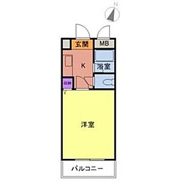 間取図画像 1K