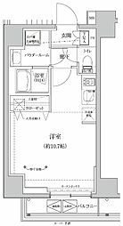 リルシア本所吾妻橋3 502 5階ワンルームの間取り