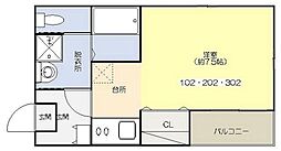 間取図画像 ワンルーム