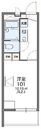 レオパレスSKK・マンション4 1Kの間取図画像