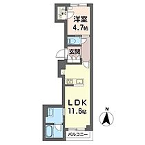 ケインズ中野坂上 00201 ｜ 東京都中野区中央１丁目26-9、-10,-25、-37（賃貸マンション1LDK・2階・42.23㎡） その2