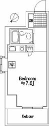 ガーデンプラザ横浜南 ワンルームの間取図画像