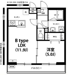 Ｃｒｅｓｔ Ｙａｎａｇｉｓａｋｉ 1階1LDKの間取り