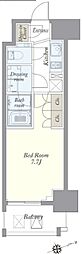 JPnoie上野稲荷町 1Kの間取図画像