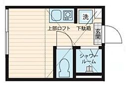 ディアマンテ中野 ワンルームの間取図画像