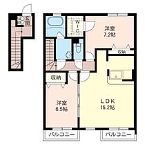 ピアッツァ　Ａ 00202 ｜ 東京都練馬区大泉学園町８丁目6-19（賃貸アパート2LDK・2階・70.97㎡） その2