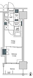 ブルックサイドレジデンス木場 2Kの間取図画像