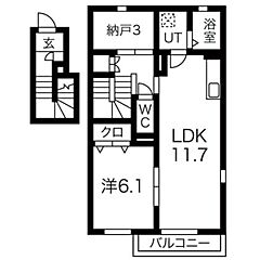 物件の間取り