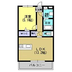 ワイアンドエムルピア 1LDKの間取図画像