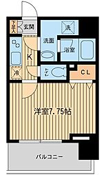 PRIMEURBANとうきょうスカイツリー 1Kの間取図画像