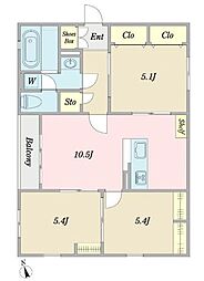新築 目黒本町5丁目 RCマンション 3LDKの間取図画像