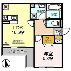 物件の間取り