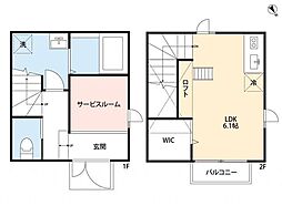 ROSSO&レジデンス0 1LDKの間取り
