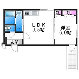 フジパレス今川I番館 3階/-