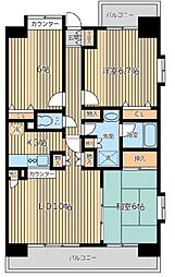 CITY SPIRE西葛西 1階2SLDKの間取り