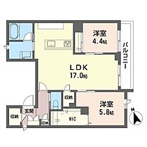 セレナ幸町 00201 ｜ 埼玉県川口市幸町１丁目76-1之一部他（賃貸マンション2LDK・2階・66.69㎡） その2