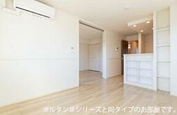 仮六高台5丁目アパートII 2階2LDKのリビング/ダイニング