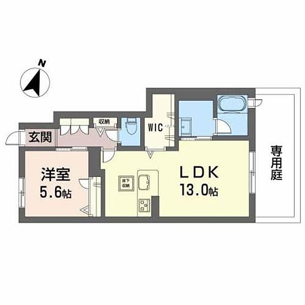 シャインコート A0103｜広島県広島市安佐南区川内６丁目(賃貸アパート1LDK・1階・49.33㎡)の写真 その2