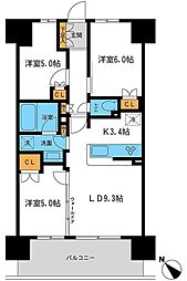 BLESS宮崎台 3LDKの間取図画像