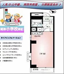 ライオンズマンション本駒込第2 ワンルームの間取図画像