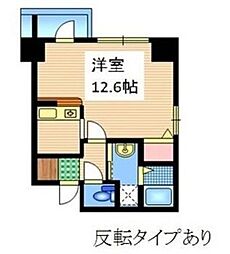 ミルフィーユ 1Kの間取図画像