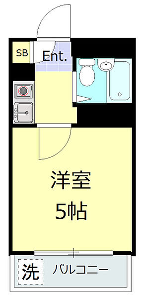 クリスタル三軒茶屋ＰＡＲＴ1 311｜東京都世田谷区太子堂５丁目(賃貸マンション1K・3階・15.26㎡)の写真 その2