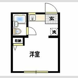 ハイグレード永山 ワンルームの間取図画像