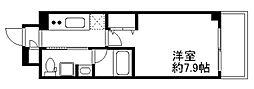 ステージグランデ八王子3 1Kの間取図画像