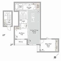 Ｒ．Ｈ．Ｈｏｕｓｅ 00105 ｜ 東京都渋谷区本町１丁目9-10（賃貸マンション2LDK・1階・72.49㎡） その2