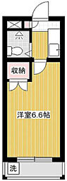 ブレス多賀 1Kの間取図画像