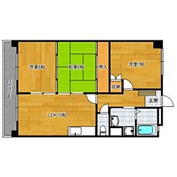 MDビル 3LDKの間取図画像