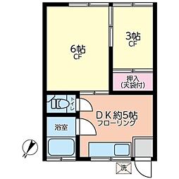間取図画像 2DK