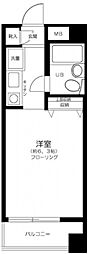 マートルコート桜台 ワンルームの間取図画像