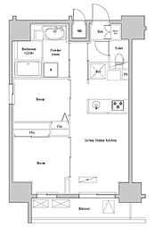 SPコート両国 2LDKの間取図画像