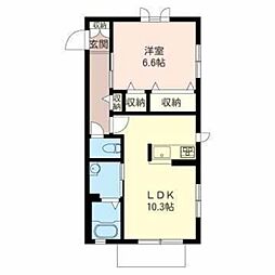 間取図画像 1LDK