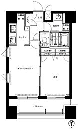 ルーブル両国 1LDKの間取図画像