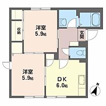 グランバリエ浜館Ｂ 101 ｜ 青森県青森市浜館４丁目1-17（賃貸アパート2DK・1階・43.80㎡） その2