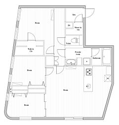 エディット文京千石2 3LDKの間取図画像