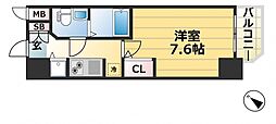 S・RESIDENCE神戸磯上通 1Kの間取図画像